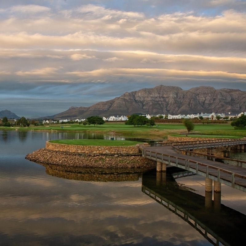De Zalze Golf Club — cinematic course view